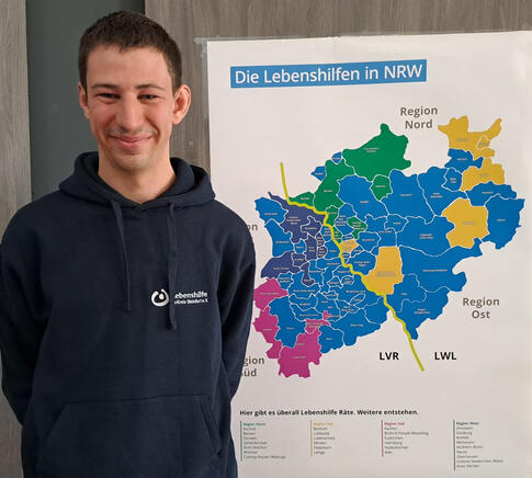 Linus Ulenbrock, Regionalsprecher Lebenshilfe Rat NRW