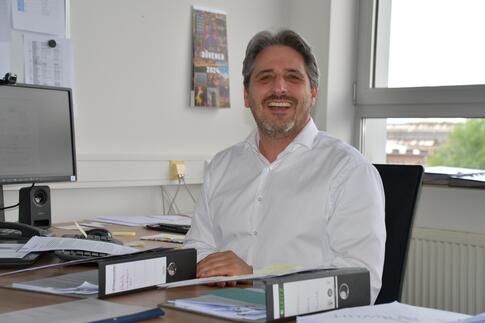 Blickt freudig in die Zukunft: Normen Rothe, seit Januar Geschäftsführer der Rurtalwerkstätten in Düren.