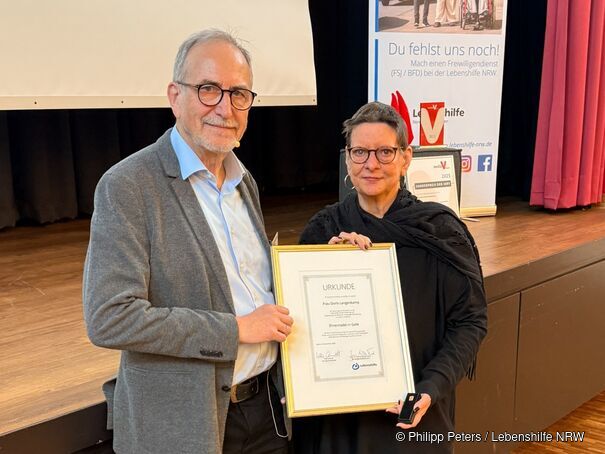 Doris Langenkamp erhält höchste Auszeichnung der Lebenshilfe