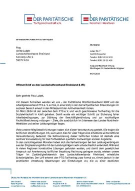 Offener Brief des Paritätischen NRW an den LVR