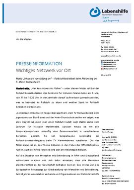 Wichtiges Netzwerk vor Ort
