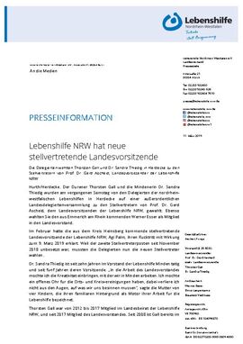Lebenshilfe NRW hat neue stellvertretende Landesvorsitzende