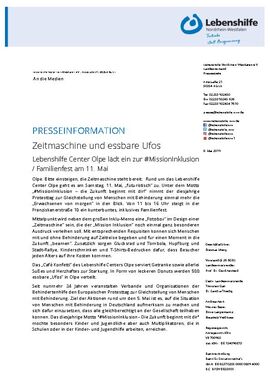 Zeitmaschine und essbare Ufos