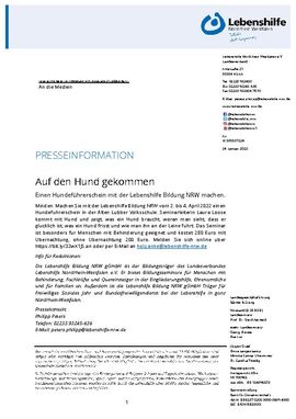 Auf den Hund gekommen
