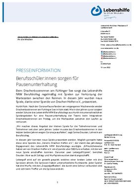 Berufsschüler:innen sorgen für Pausenunterhaltung