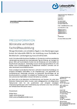 Bürokratie verhindert Fachkräfteausbildung